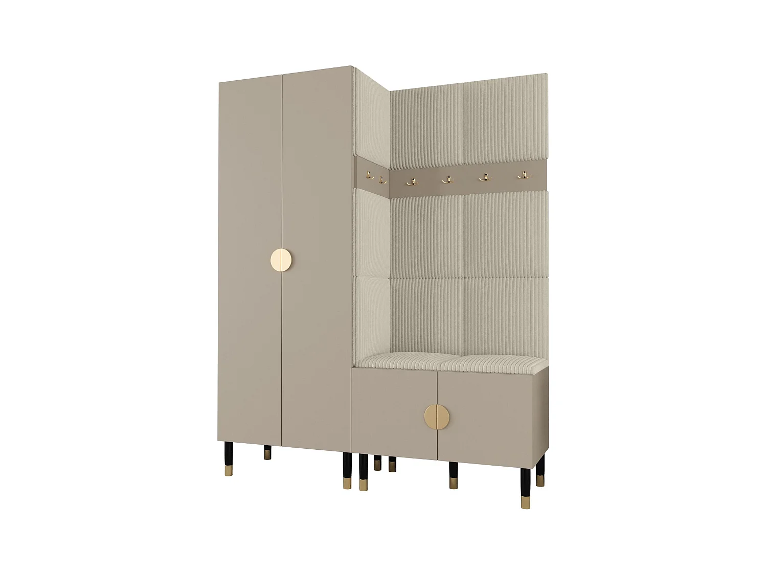 Garderobenset Palermo 2 200/158/46 (Kaschmir/Poso 100)