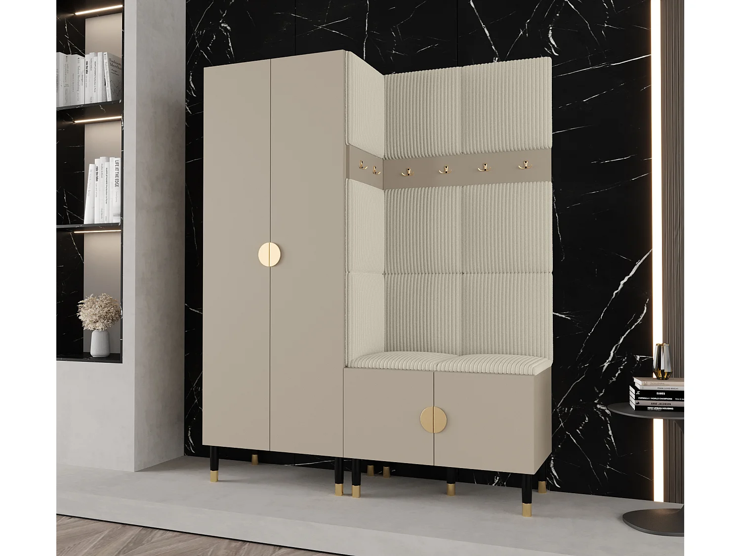 Ensemble de garde-robe Palermo 2 200/158/46 (Cachemire/Poso 100)