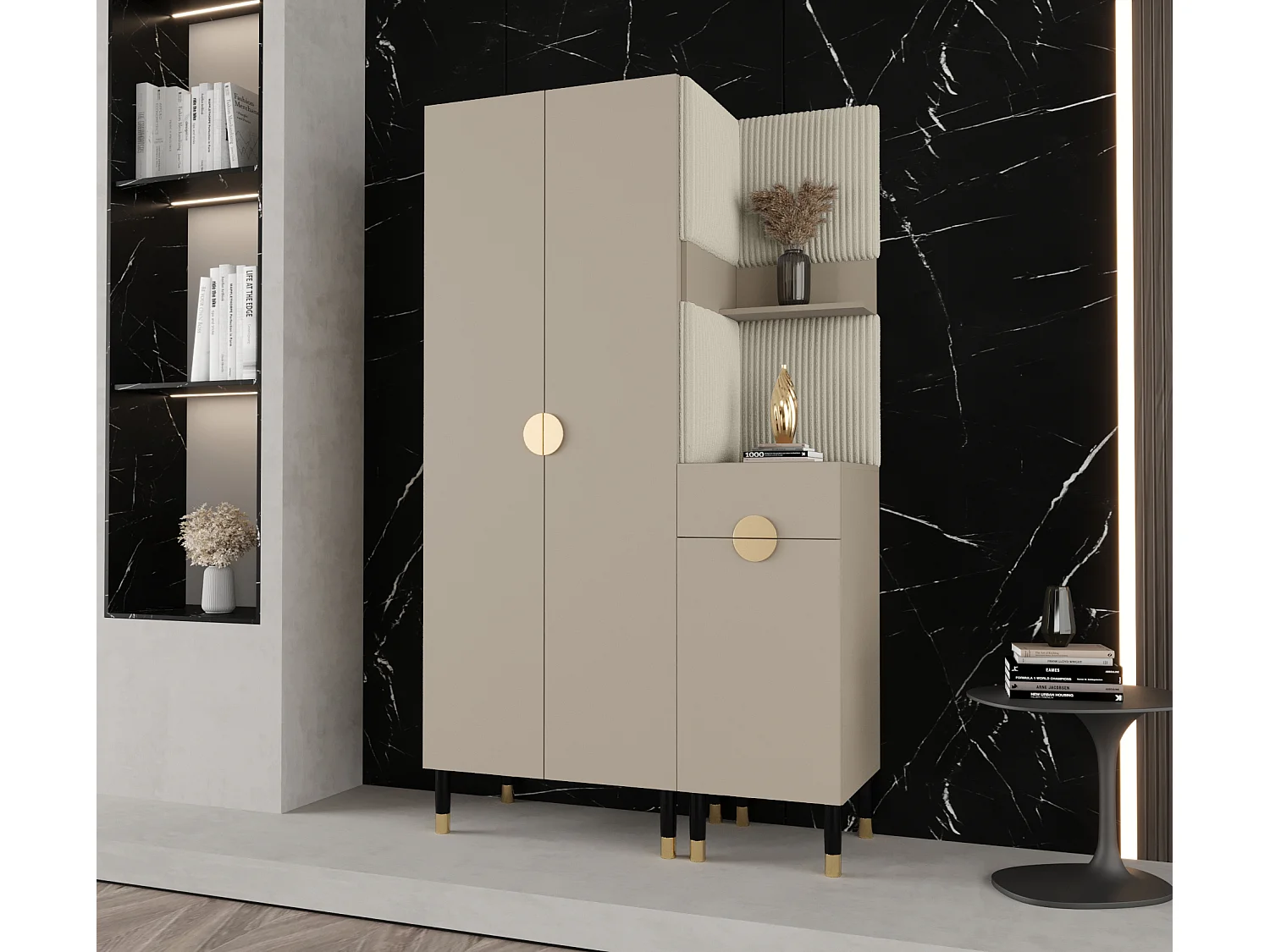 Ensemble de garde-robe Palermo 6 200/116/46 (Cachemire/Poso 100)