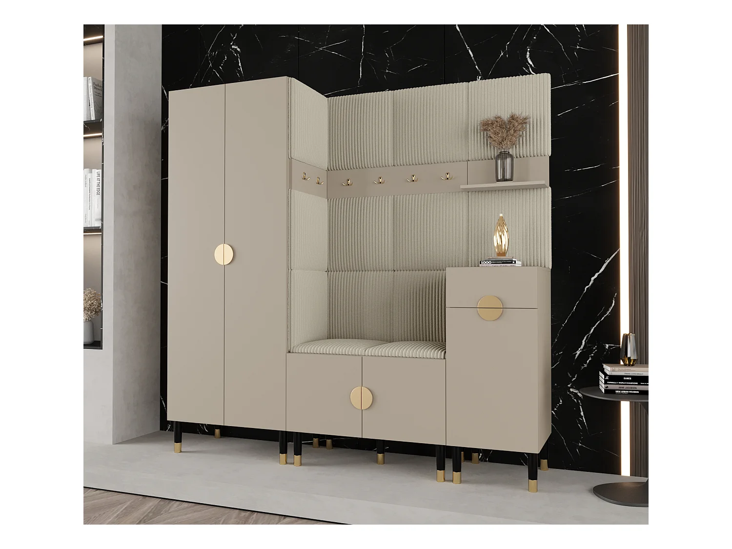 Ensemble de garde-robe Palermo 1 200/200/46 (Cachemire/Poso 100)