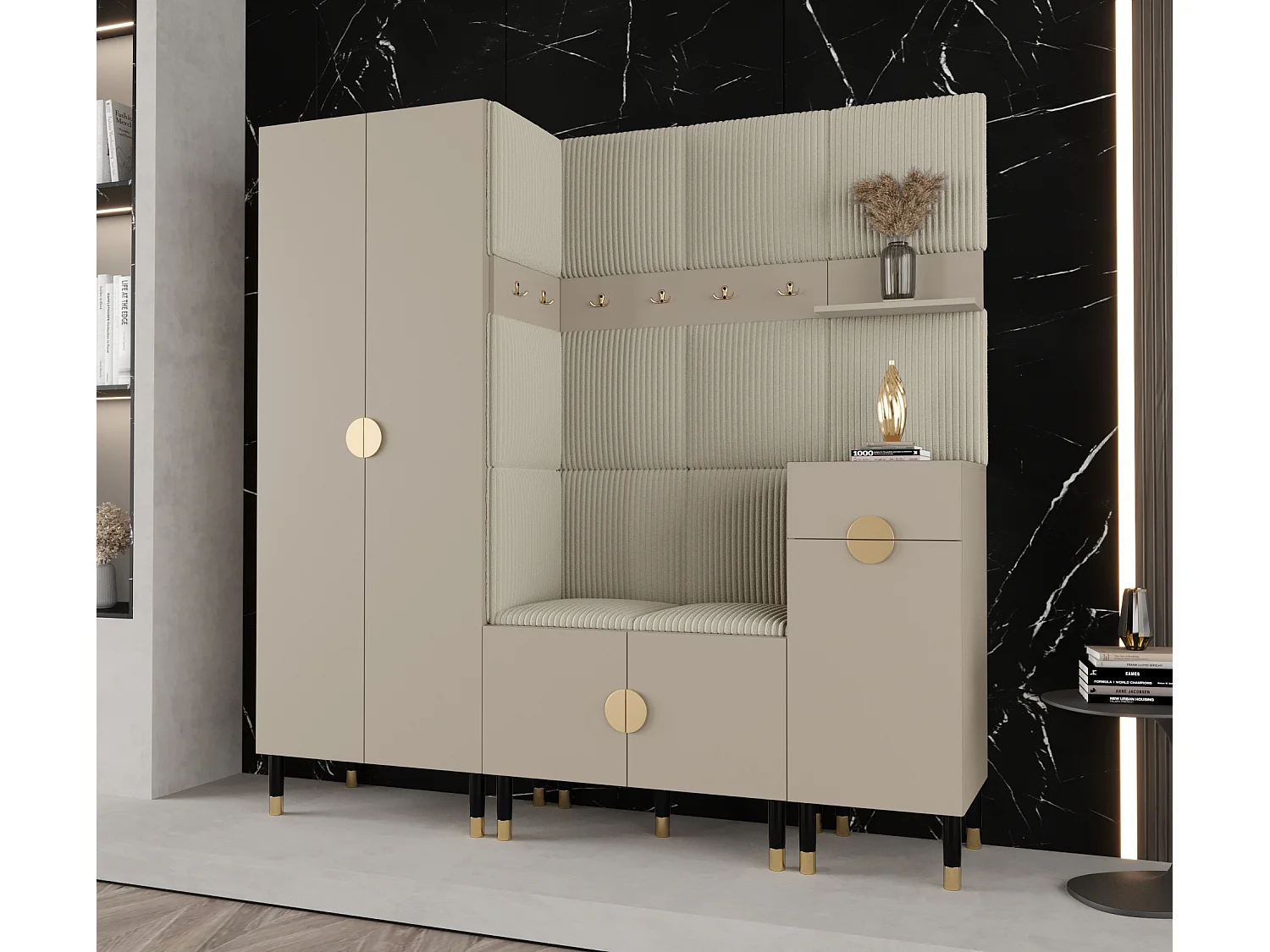 Ensemble de garde-robe Palermo 1 200/200/46 (Cachemire/Poso 100)