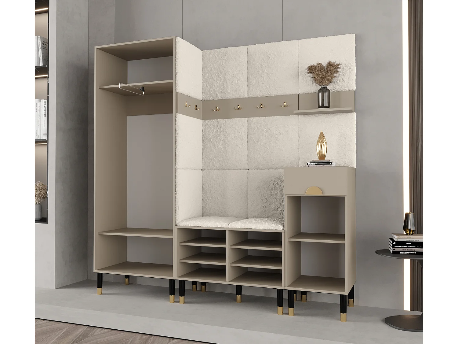 Ensemble de garde-robe Palermo 1 200/200/46 (Cachemire/Poso 100)