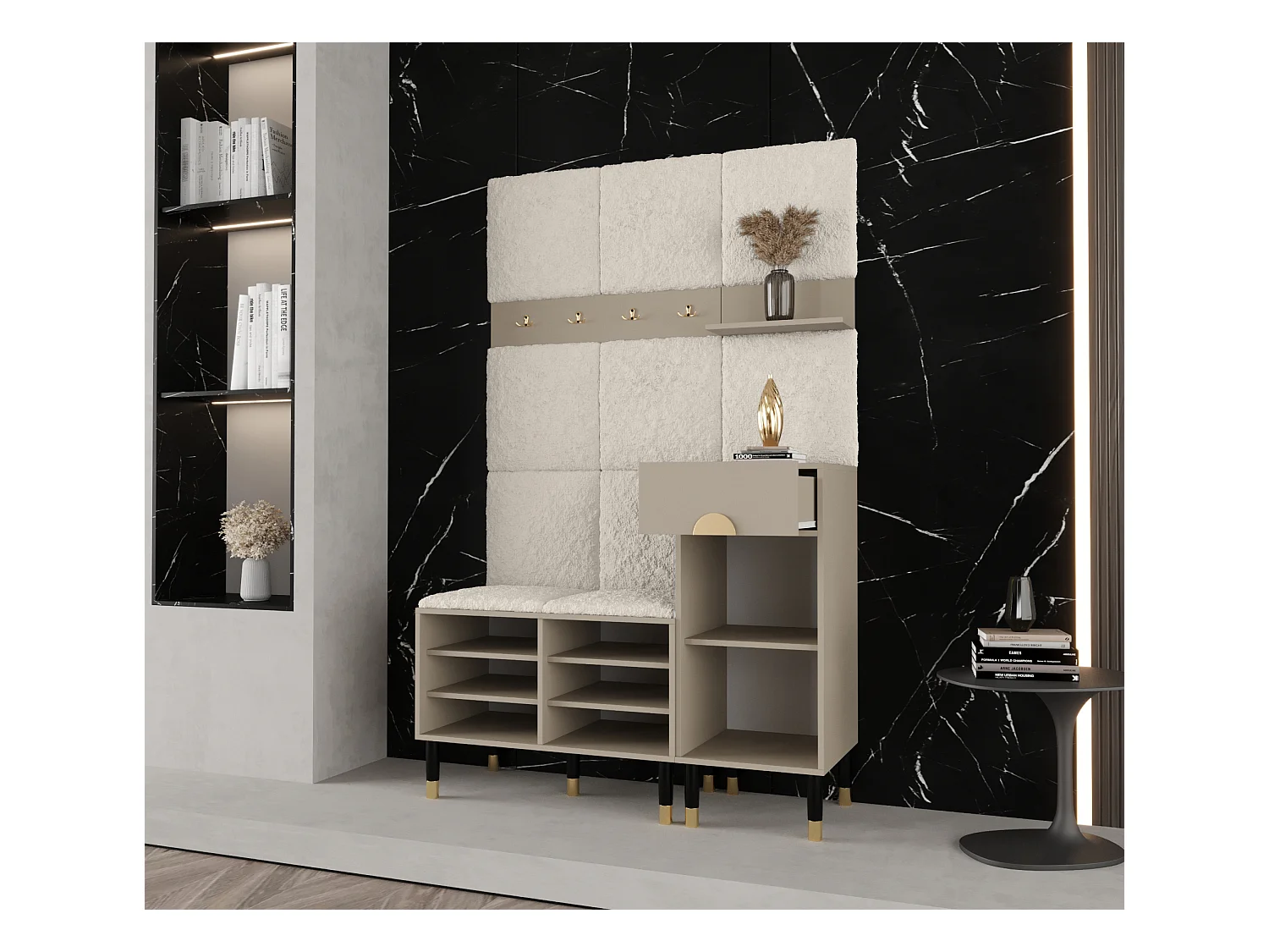 Ensemble de garde-robe Palermo 5 200/126/46 (Cachemire/Poso 100)