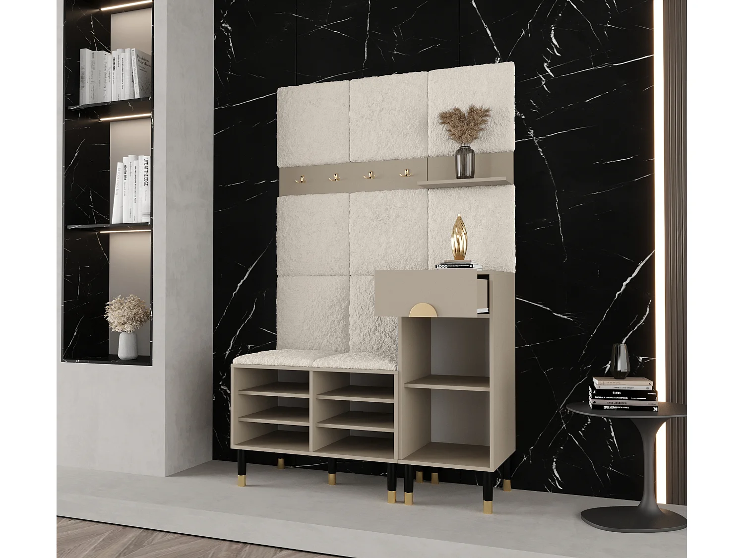 Ensemble de garde-robe Palermo 5 200/126/46 (Cachemire/Poso 100)