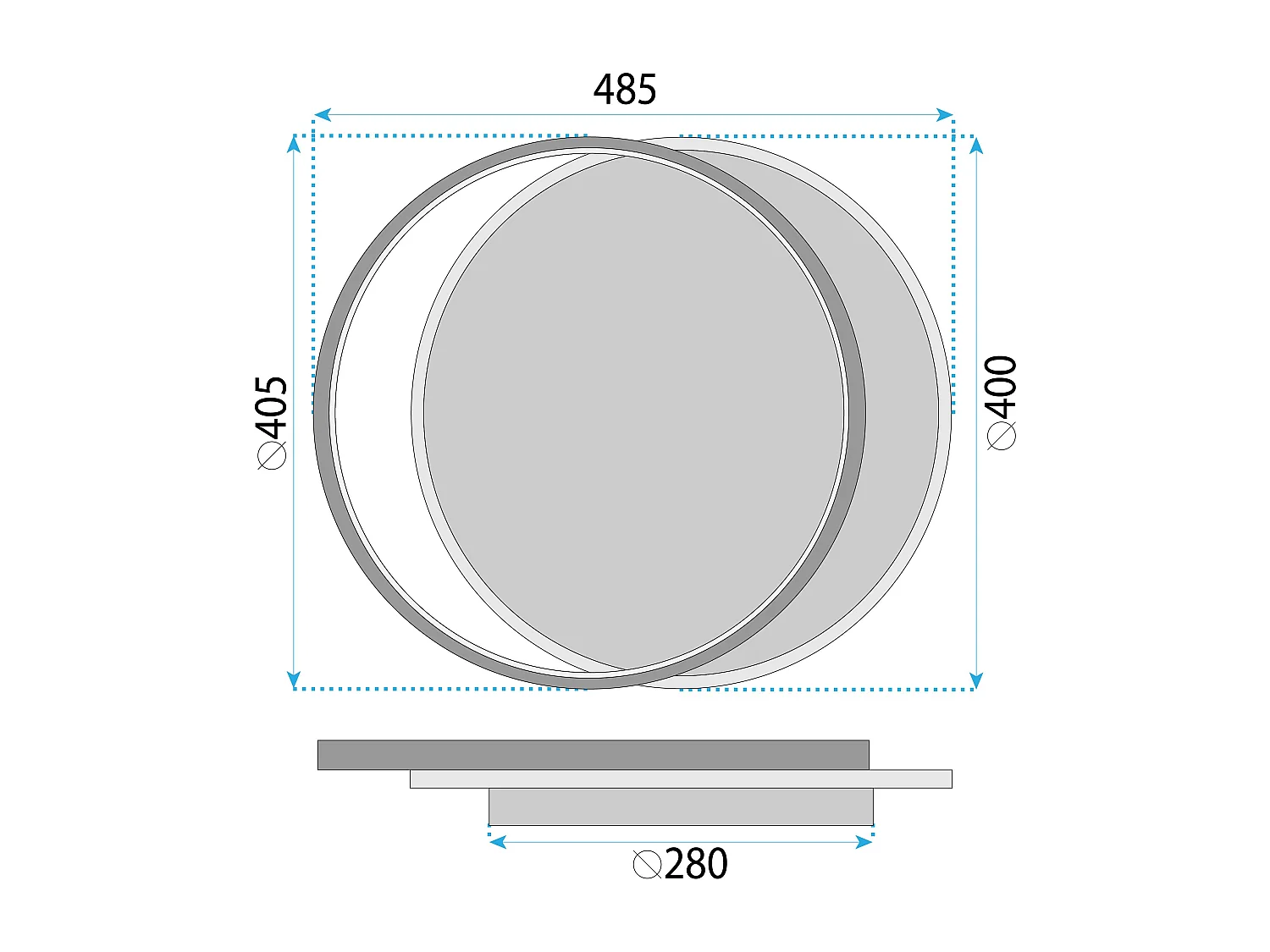 Applique Murale Toolight LHJO076-C White