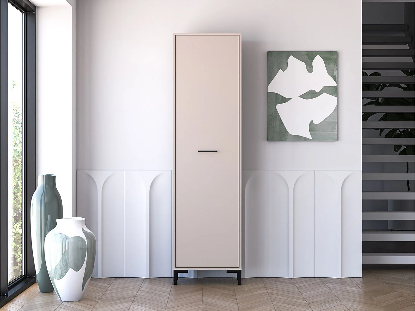 GARDEROBENSCHRANK Oiven Cashmere 55 / 34 / 200cm