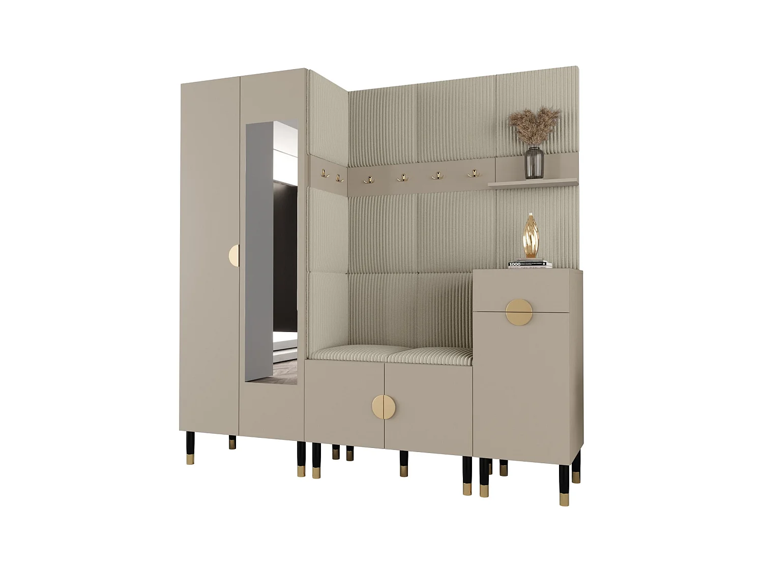 Ensemble de garde-robe Palermo 13 200/200/46 (Cachemire/Poso 100)