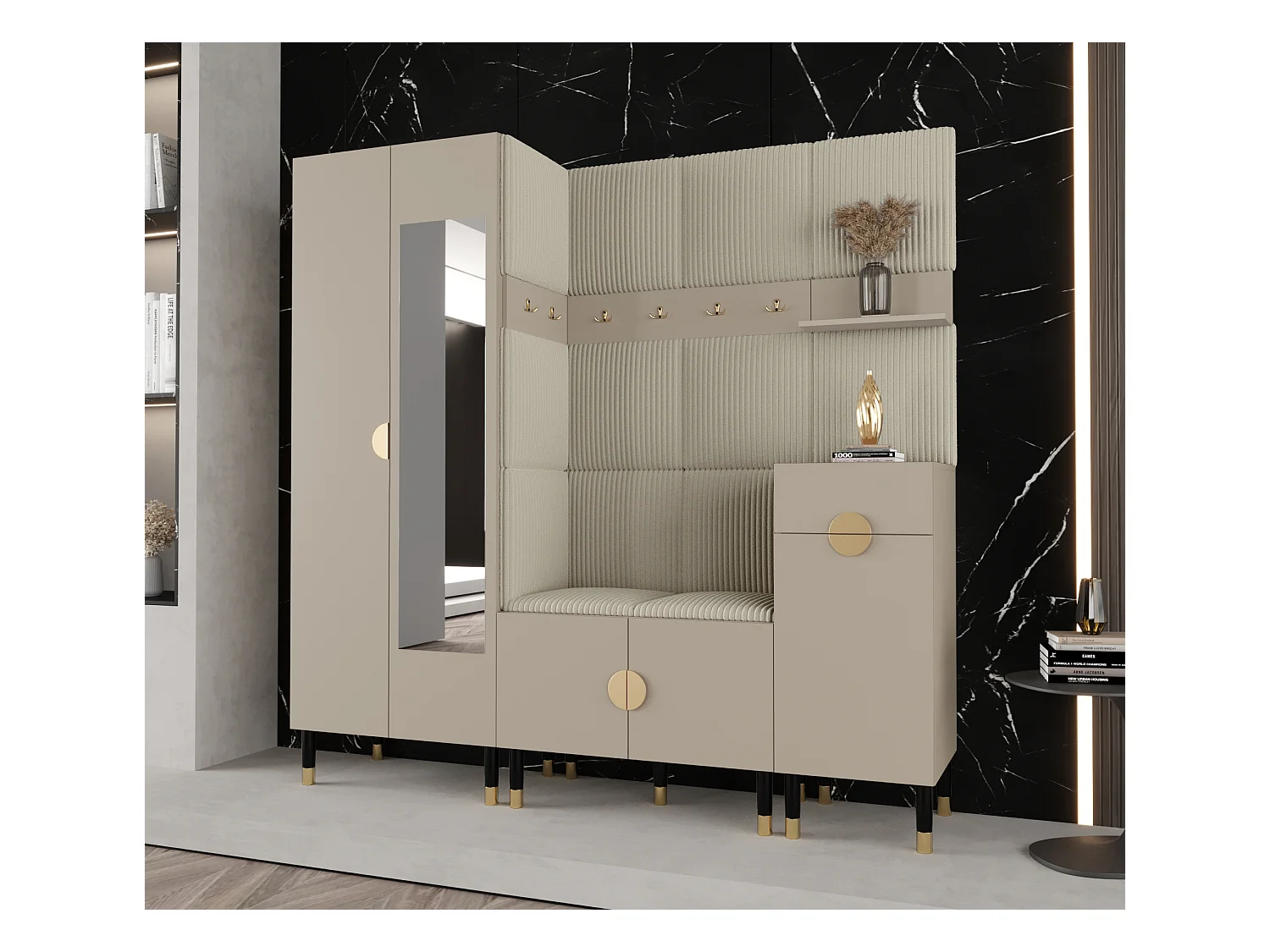 Ensemble de garde-robe Palermo 13 200/200/46 (Cachemire/Poso 100)