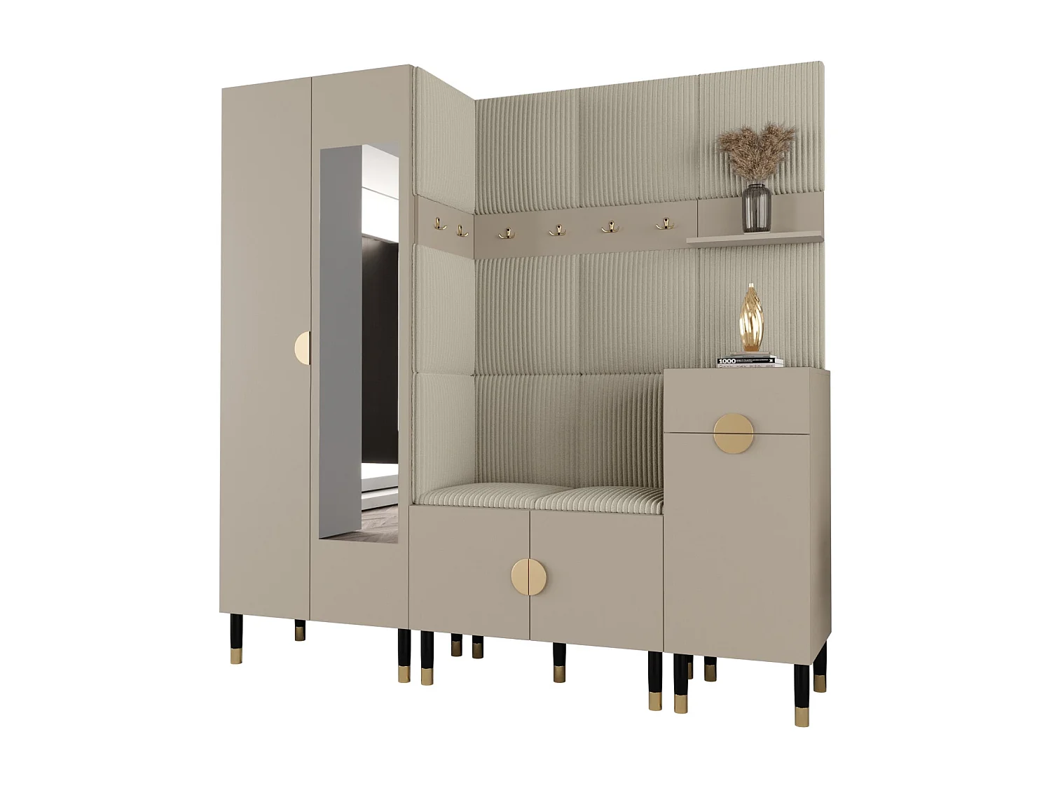 Ensemble de garde-robe Palermo 13 200/200/46 (Cachemire/Poso 100)