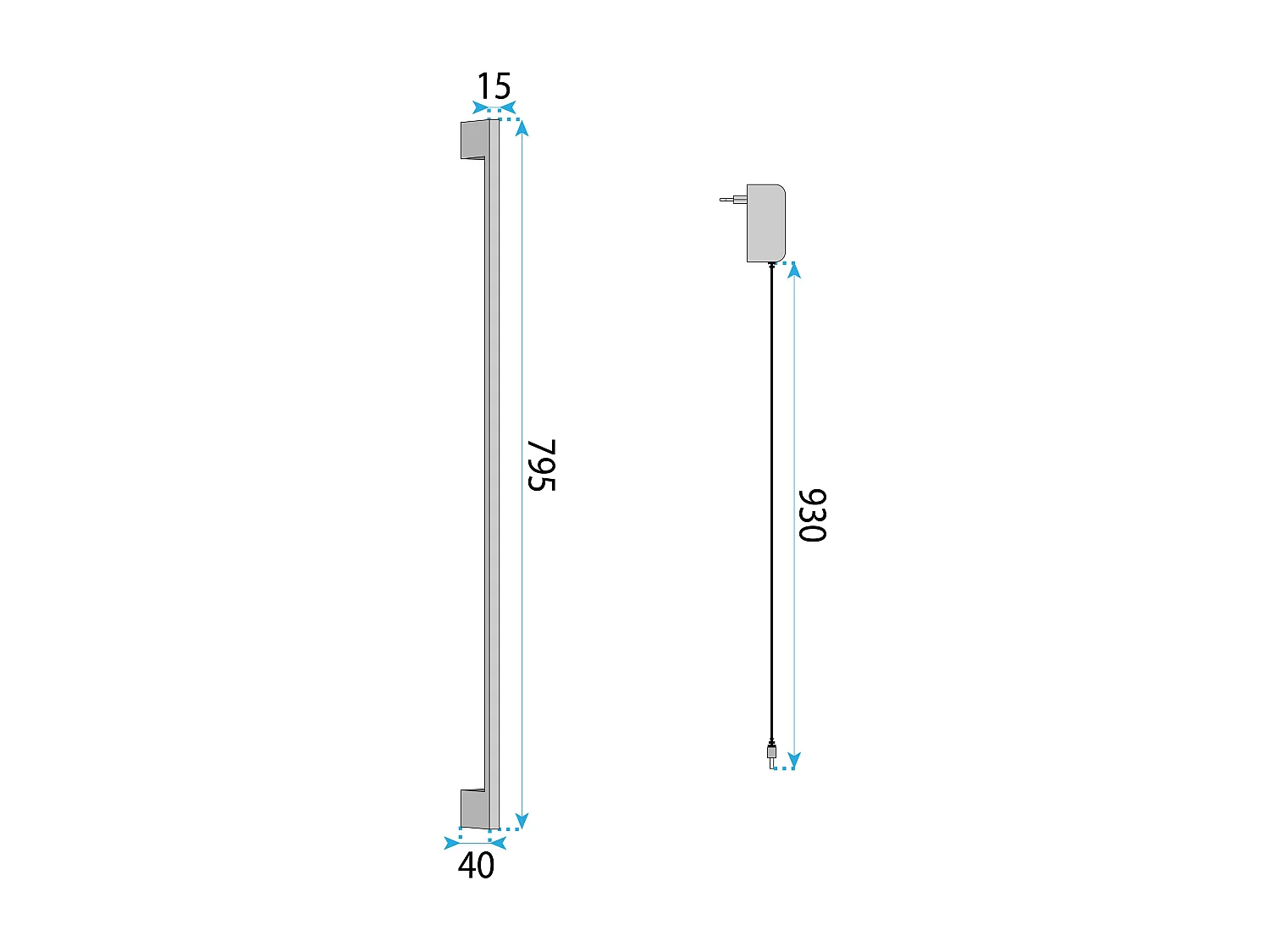 Lámpara De Pared Toolight LHJ063-W Black