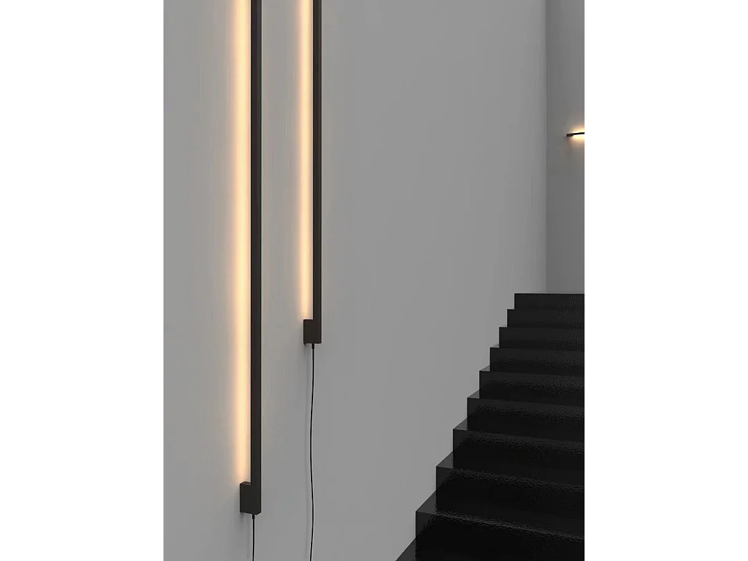 Toolight LHJ065-W væglampe sort 1,5X4X150CM