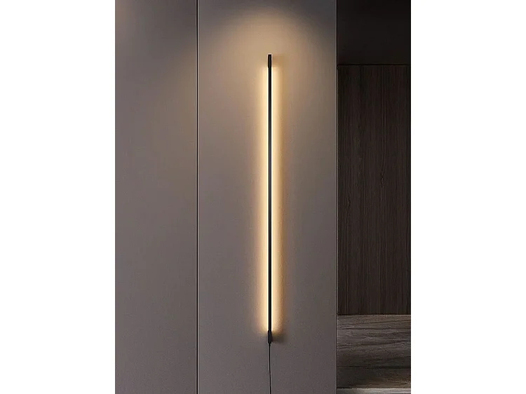 Toolight LHJ065-W væglampe sort 1,5X4X150CM