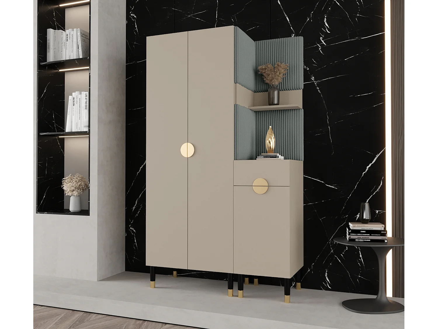 Ensemble de garde-robe Palermo 6 200/116/46 (Cachemire/Poso 60)