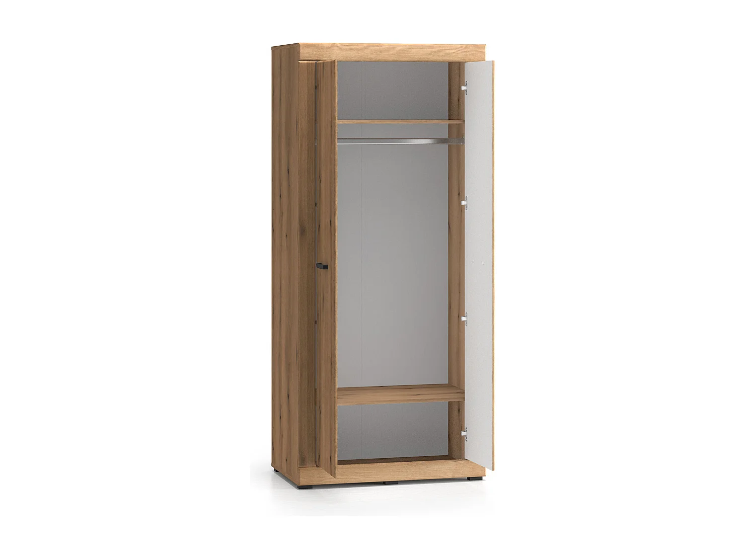 KLEIDERSCHRANK Dora Evoke Eiche 87 / 53 / 195cm