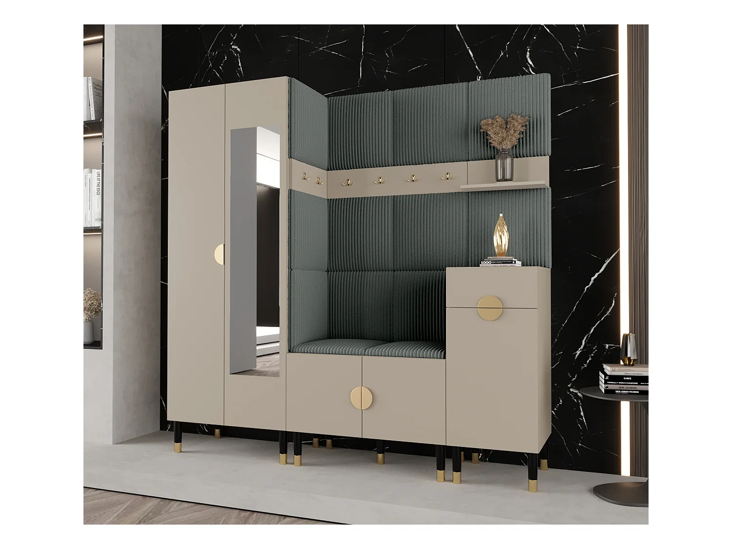 Ensemble de garde-robe Palermo 13 200/200/46 (Cachemire/Poso 60)