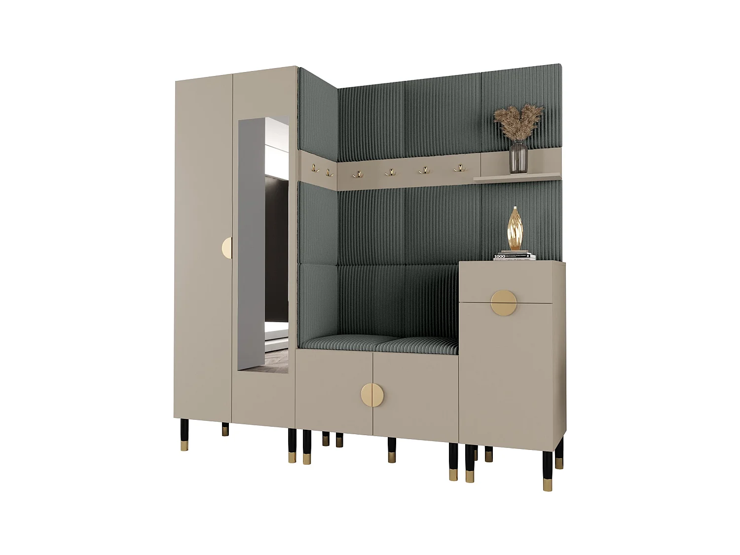Garderobenset Palermo 13 200/200/46 (Kaschmir/Poso 60)