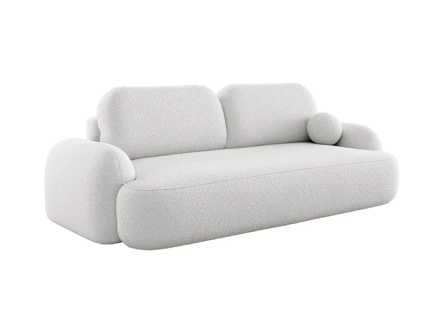 BEDANTE CANAPÉ MOLLY avec fonction lit TERRA FROTTE 00 Blanc