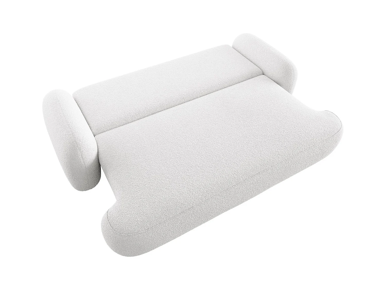 BEDANTE CANAPÉ MOLLY avec fonction lit TERRA FROTTE 00 Blanc