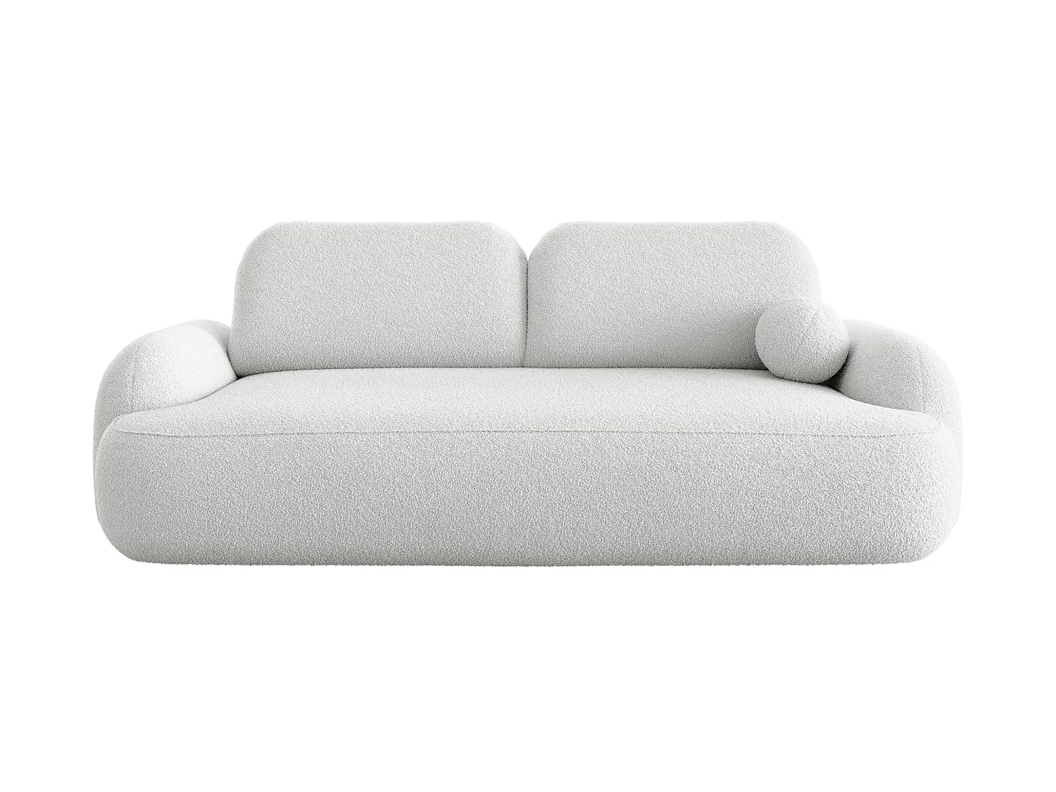 BEDANTE SOFA MOLLY z funkcją spania TERRA FROTTE 00 Biały z pojemnikiem na pościel, sofa do salonu, kanapa, sofa rozkładana, sofa z pojemnikiem, wersalka