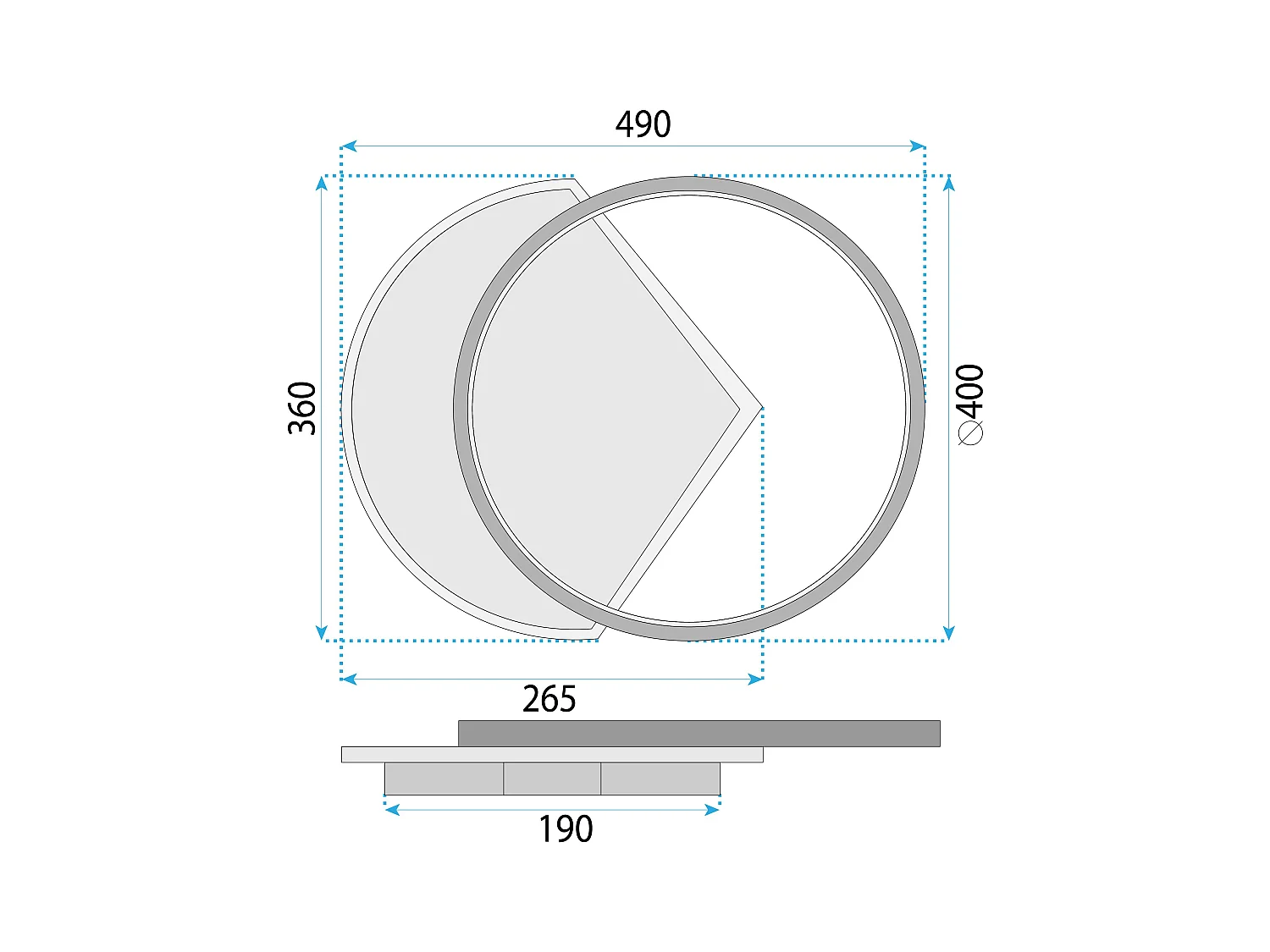 Lampe Suspendue Toolight LHJO076-C Gold
