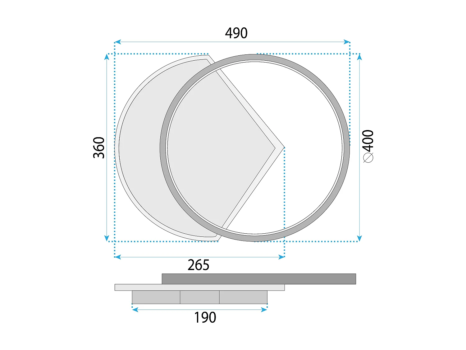 Lampe Suspendue Toolight LHJO076-C Gold