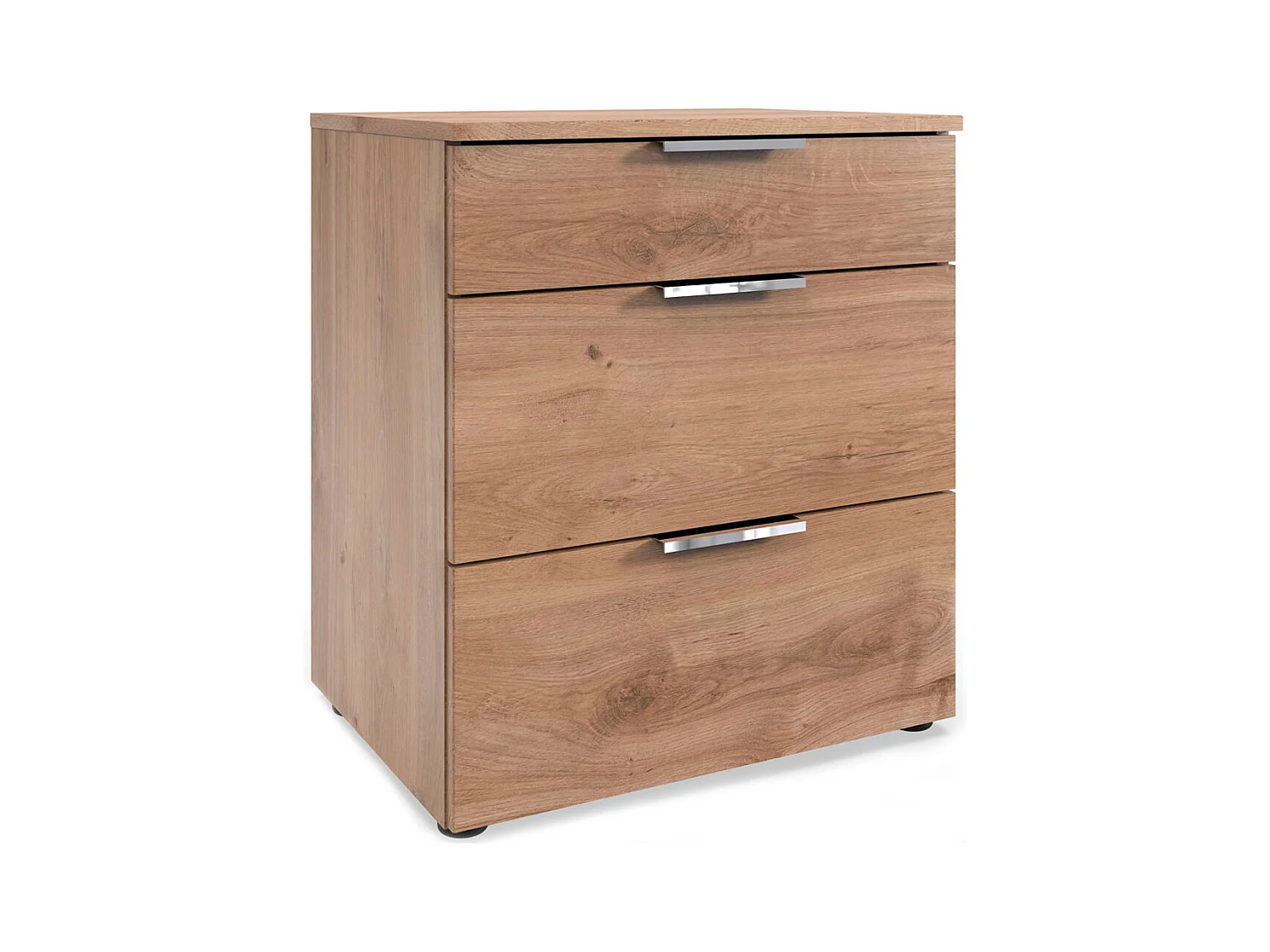 NACHTKONSOLE Level Plankeneiche 54 / 41 / 61cm