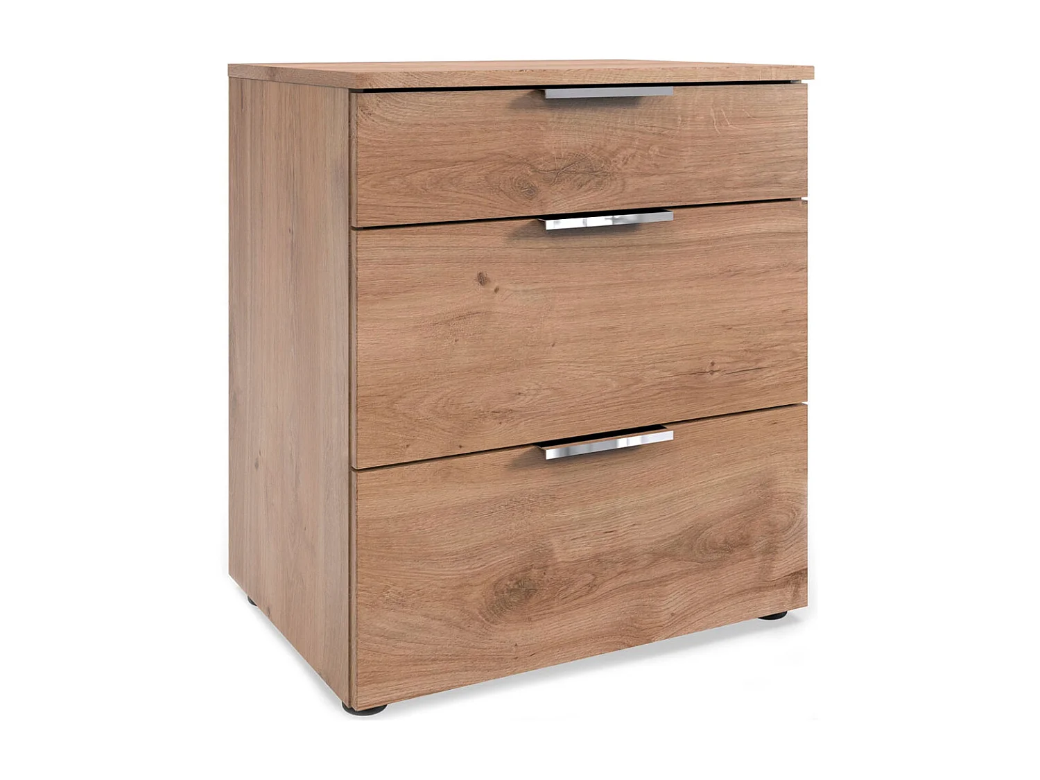 NACHTKONSOLE Level Plankeneiche 54 / 41 / 61cm