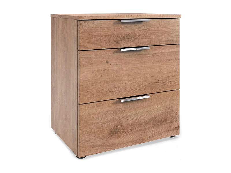 NACHTKONSOLE Level Plankeneiche 54 / 41 / 61cm