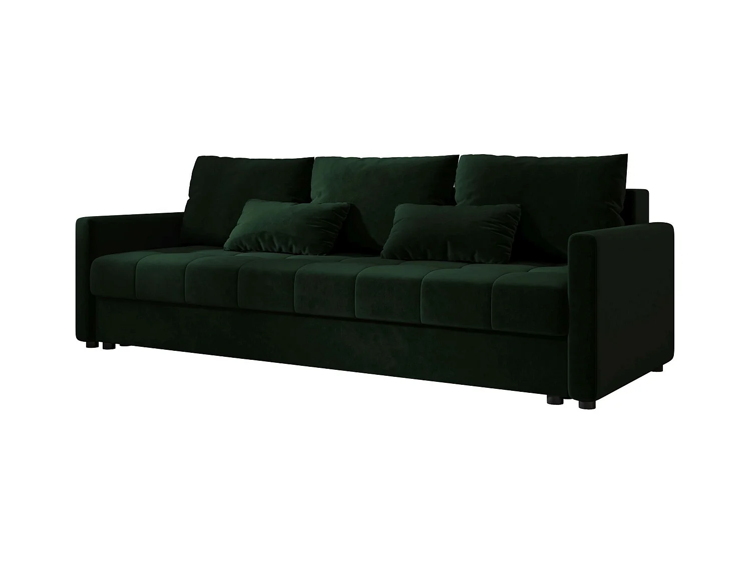 BEDANTE CANAPÉ MOS BIS avec fonction lit ITAKA 10 Vert foncé