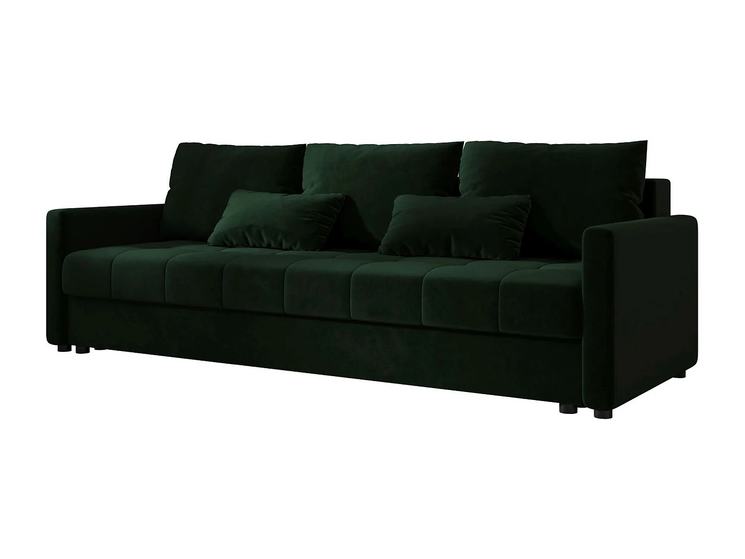 BEDANTE CANAPÉ MOS BIS avec fonction lit ITAKA 10 Vert foncé