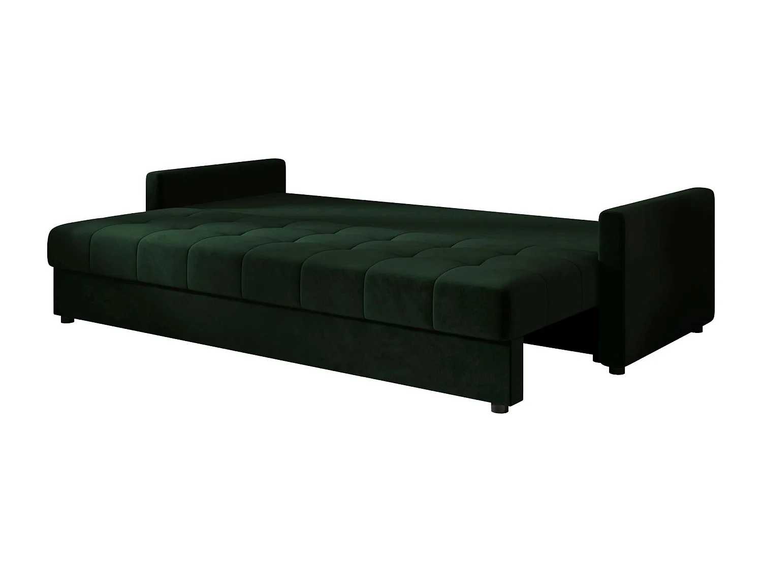 BEDANTE CANAPÉ MOS BIS avec fonction lit ITAKA 10 Vert foncé