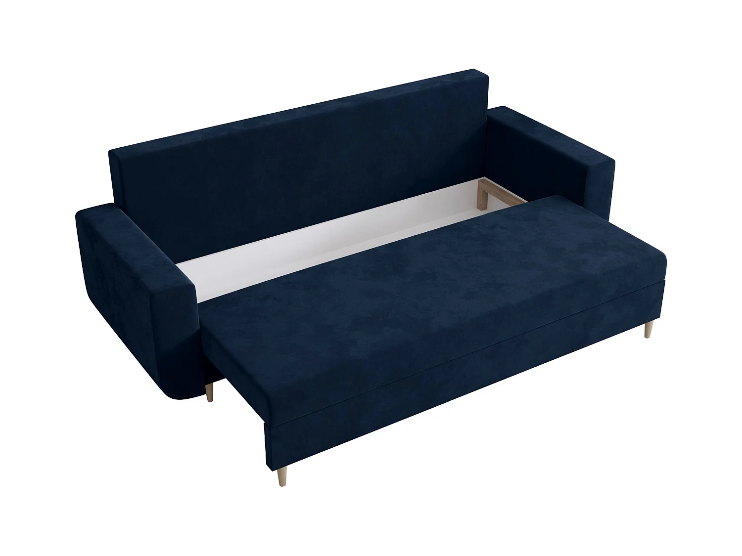 BEDANTE canapé DELFIN avec fonction de couchage ITAKA 11 bleu foncé
