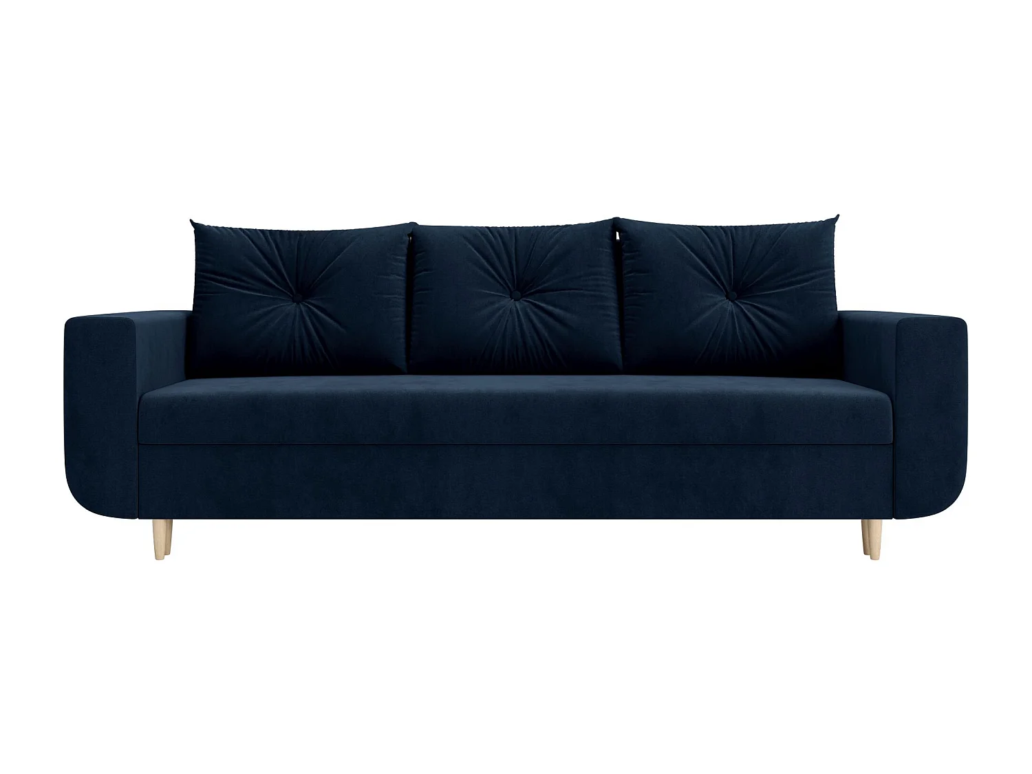 BEDANTE canapé DELFIN avec fonction de couchage ITAKA 11 bleu foncé