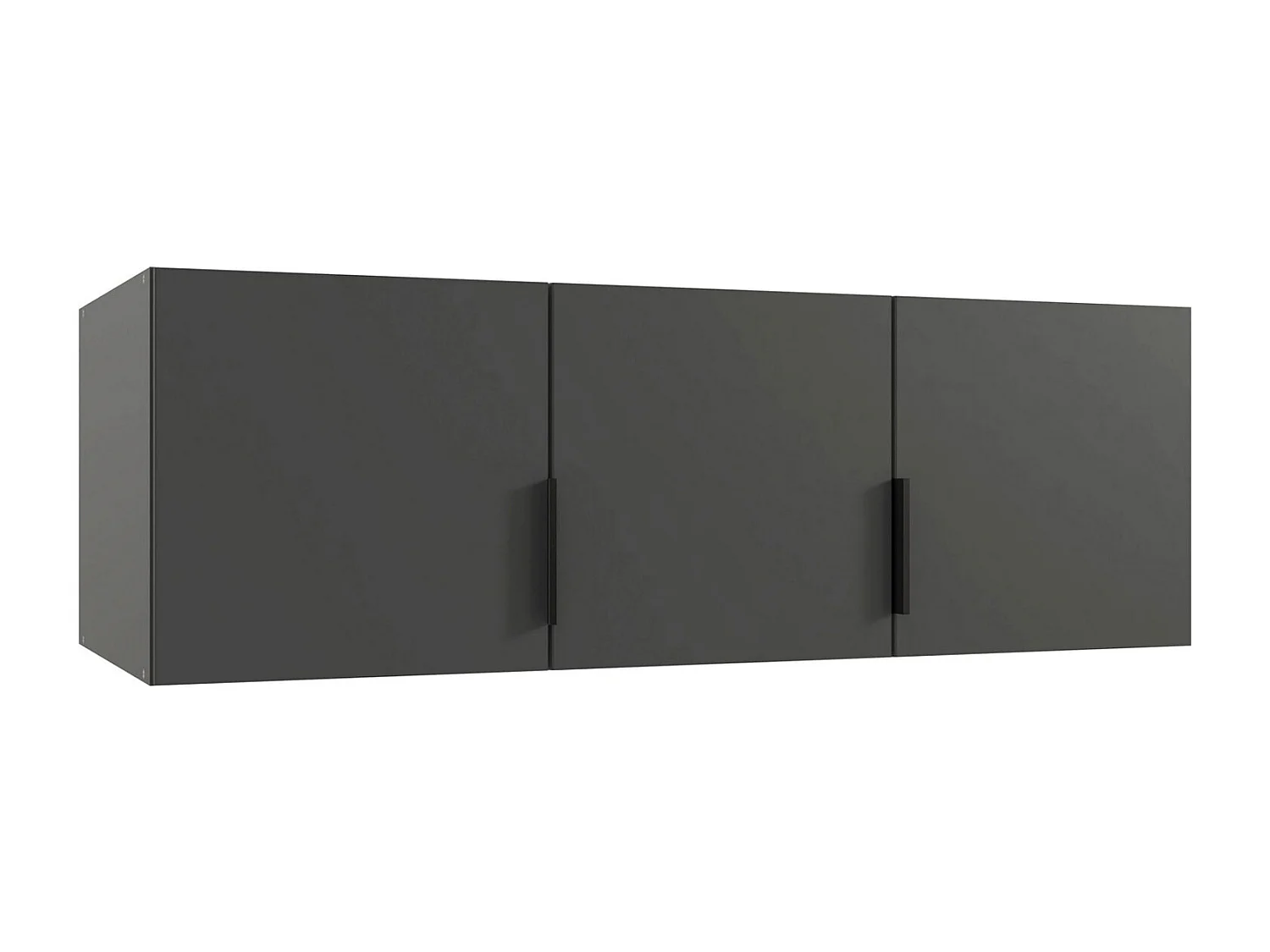 KLEIDERSCHRANK AUFSATZ Modena graphit 120 / 54 / 40cm