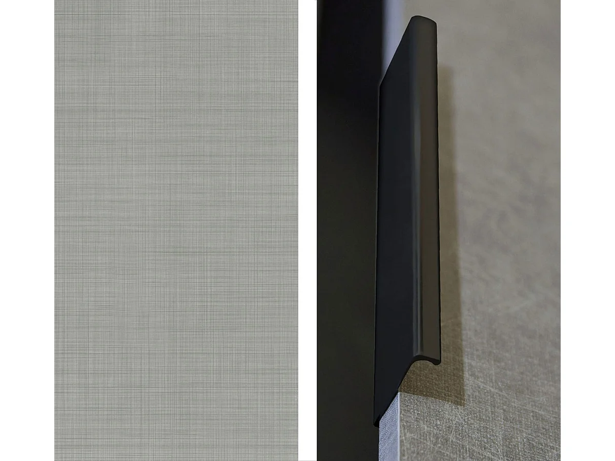 KLEIDERSCHRANK AUFSATZ Modena graphit 120 / 54 / 40cm