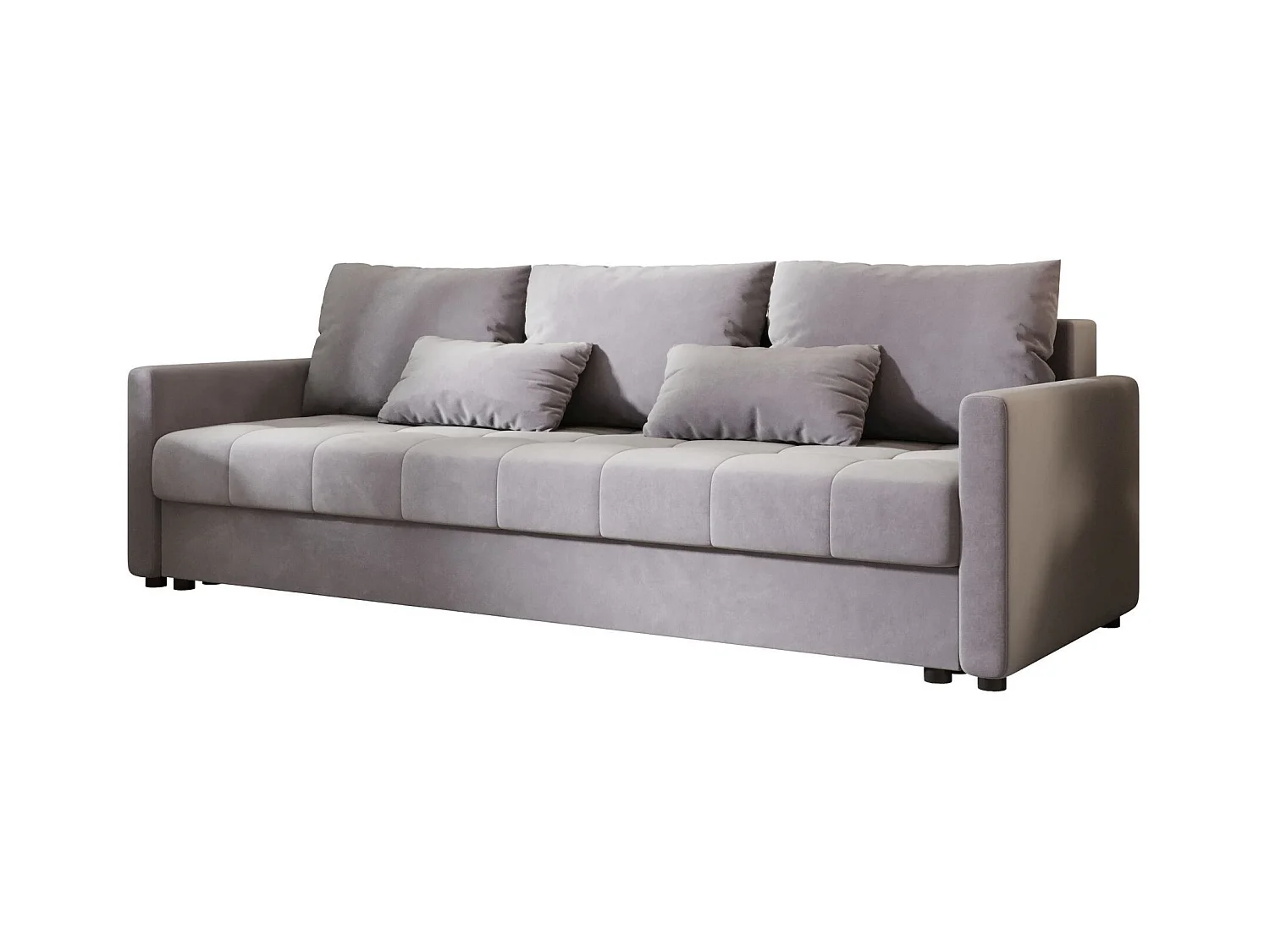 BEDANTE CANAPÉ MOS BIS avec fonction lit ITAKA 50 Gris clair