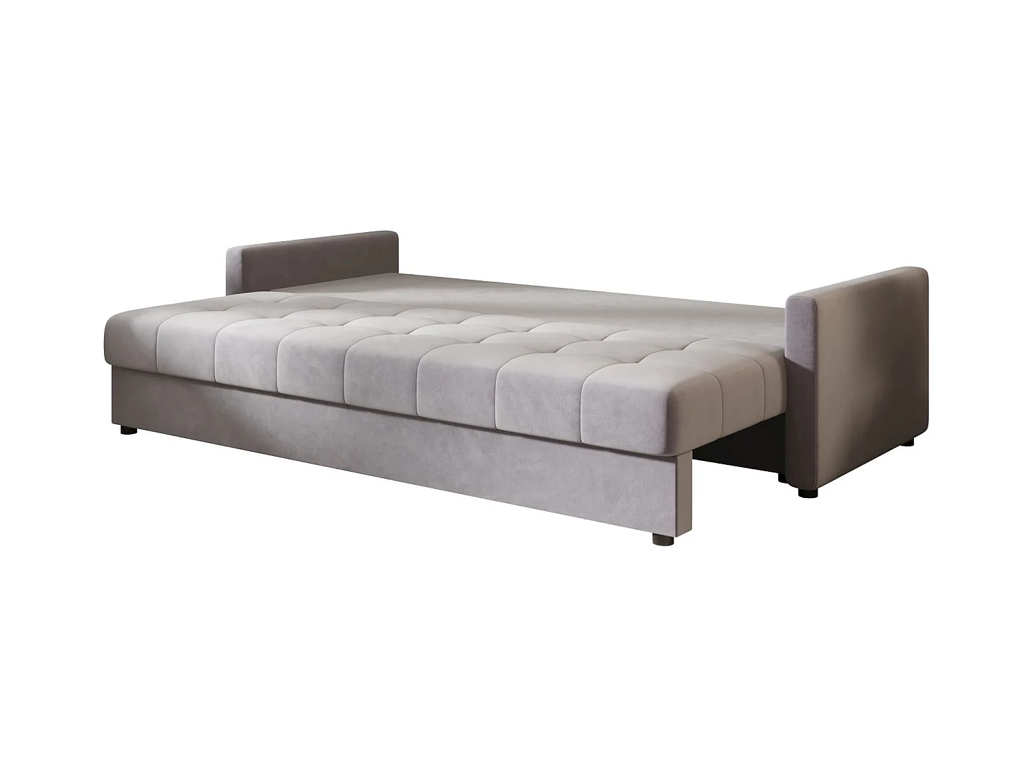 BEDANTE CANAPÉ MOS BIS avec fonction lit ITAKA 50 Gris clair