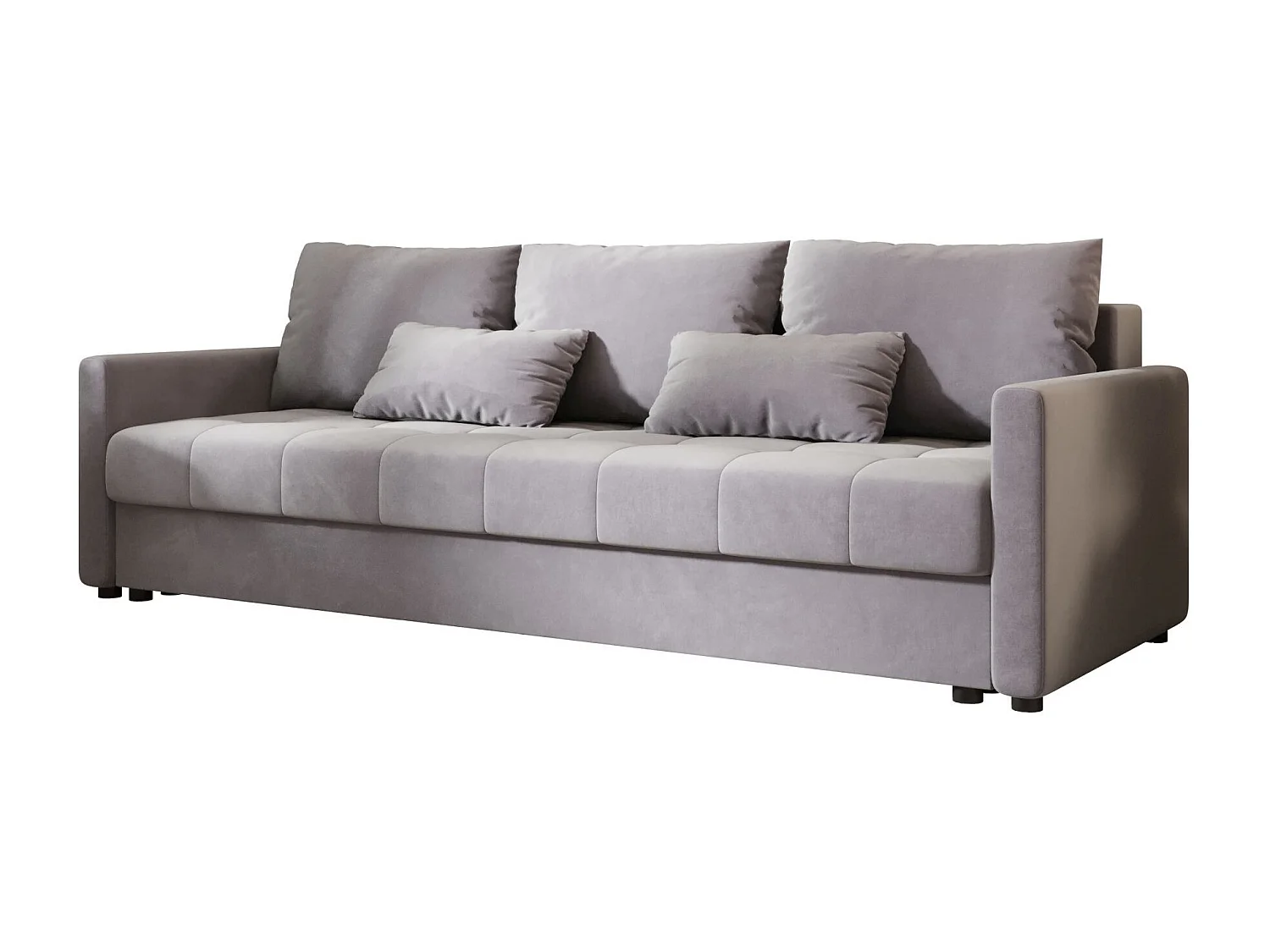 BEDANTE CANAPÉ MOS BIS avec fonction lit ITAKA 50 Gris clair