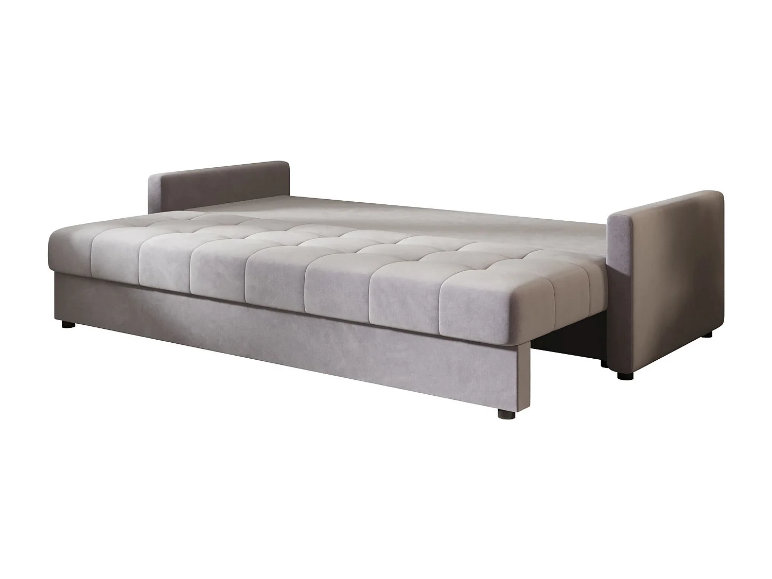 BEDANTE CANAPÉ MOS BIS avec fonction lit ITAKA 50 Gris clair