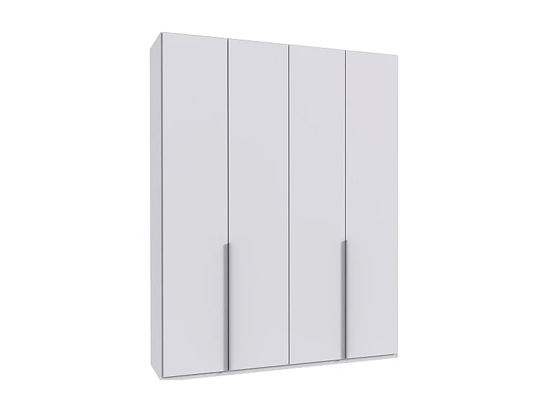 KLEIDERSCHRANK Mugano Basic weiß 180 / 58 / 236cm