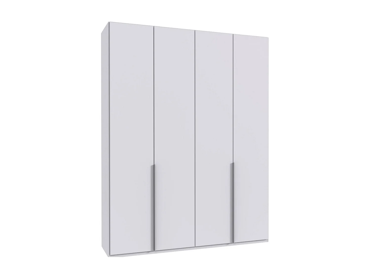 KLEIDERSCHRANK Mugano Basic weiß 180 / 58 / 236cm