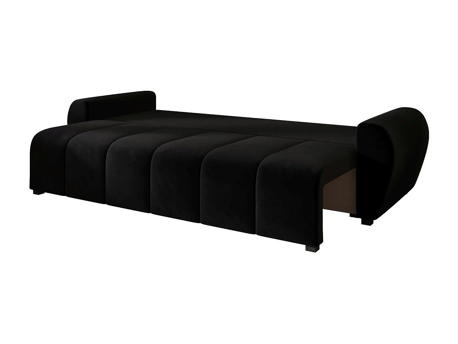 BEDANTE CANAPÉ MOLISA avec fonction lit ITAKA 15 Noir