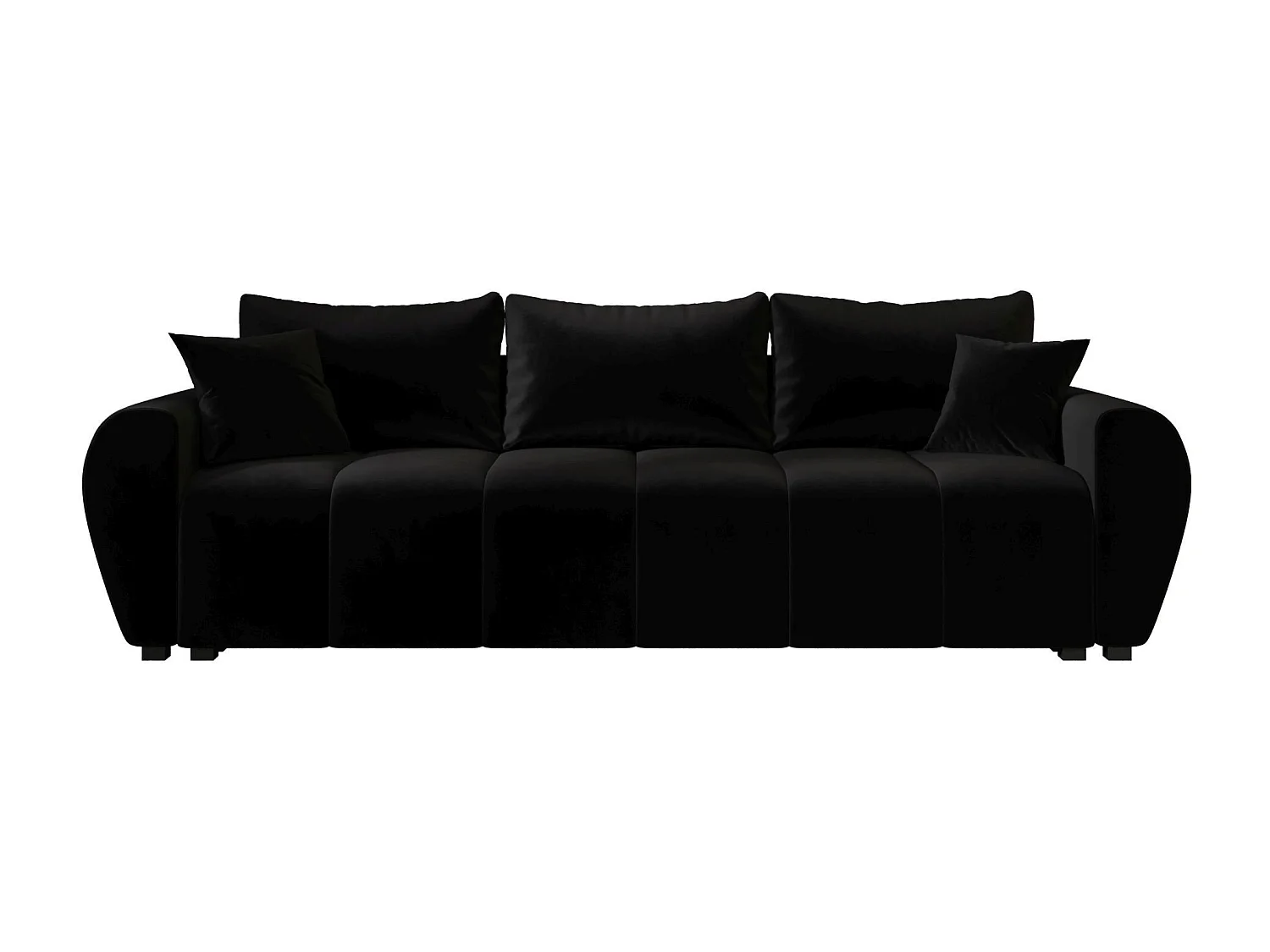 BEDANTE CANAPÉ MOLISA avec fonction lit ITAKA 15 Noir