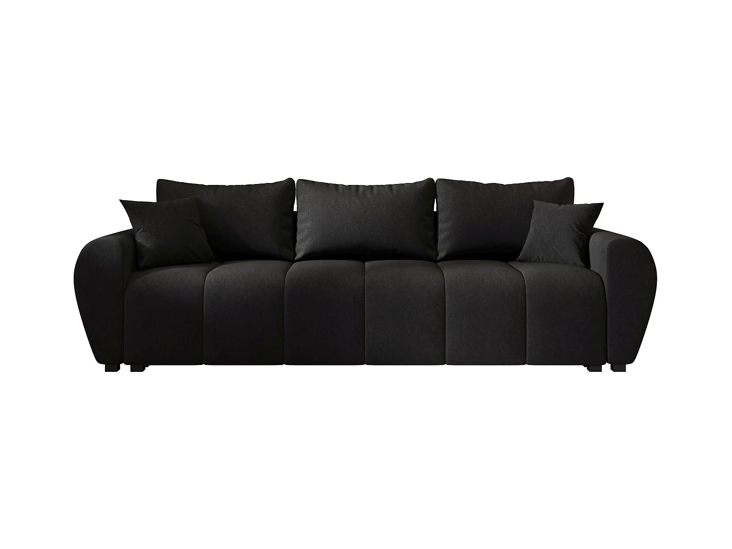 BEDANTE CANAPÉ MOLISA avec fonction lit COSMIC 100 Noir