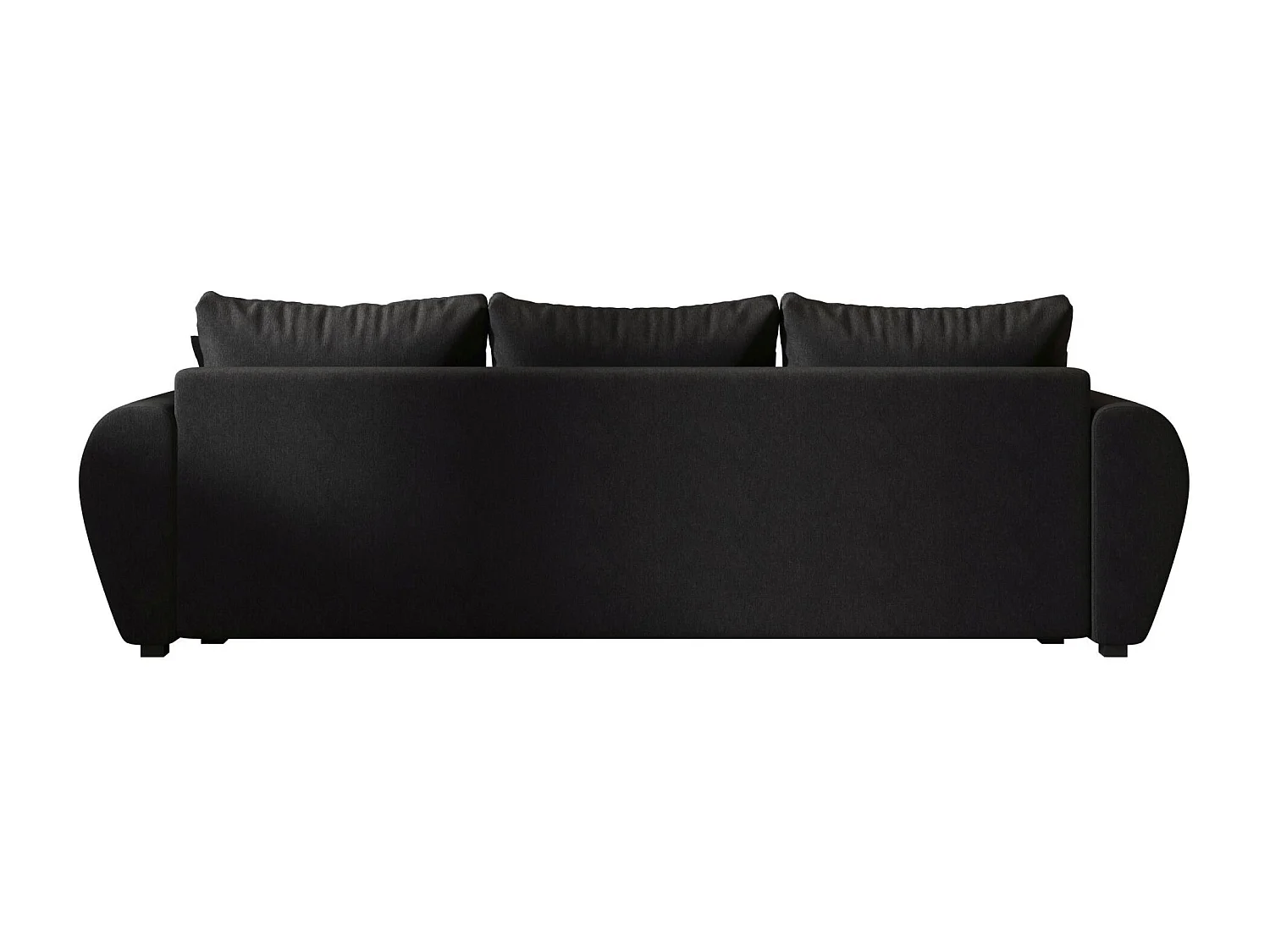 BEDANTE SOFA MOLISA mit Schlaffunktion COSMIC 100 Schwarz Sofa mit Stauraum Bettkasten Wohnzimmersofa Couch Sofa Bettsofa Bettkasten Bettcouch