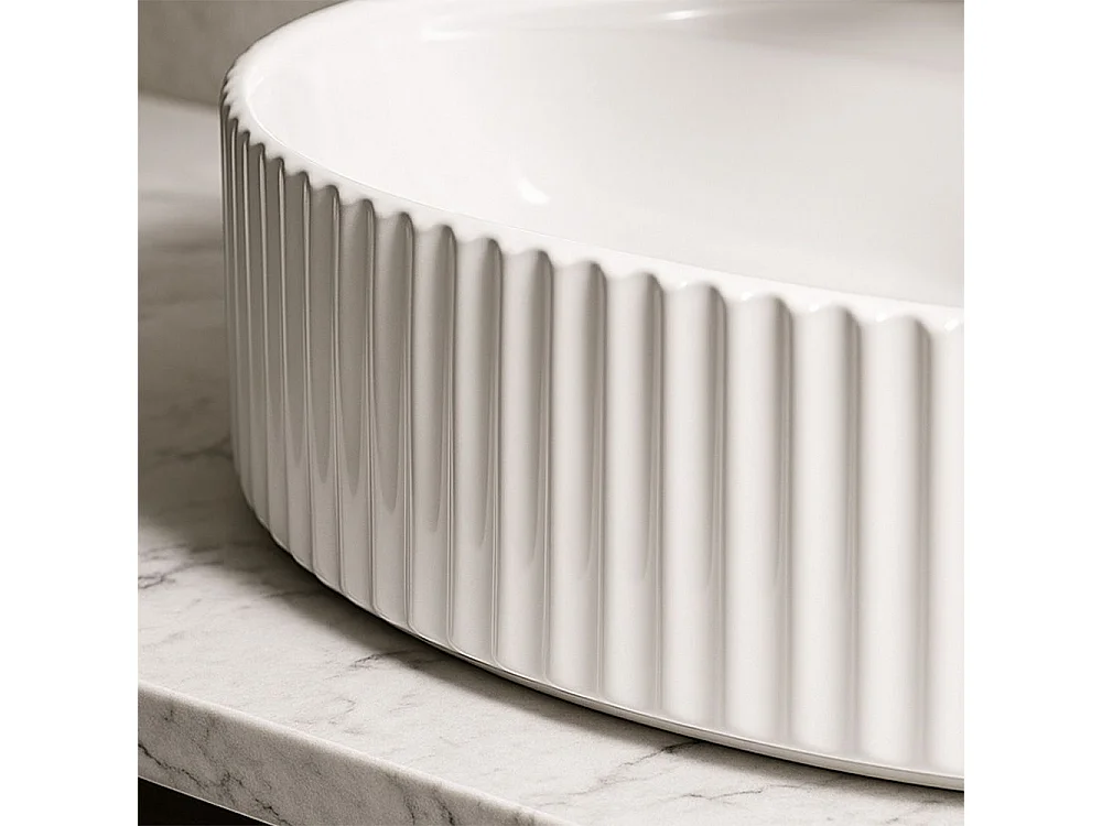 Lavabo Da Appoggio Rea Marcela 60 White