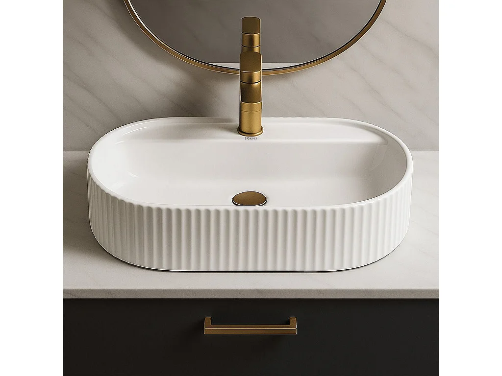 Vasque À Poser Rea Marcela 60 White