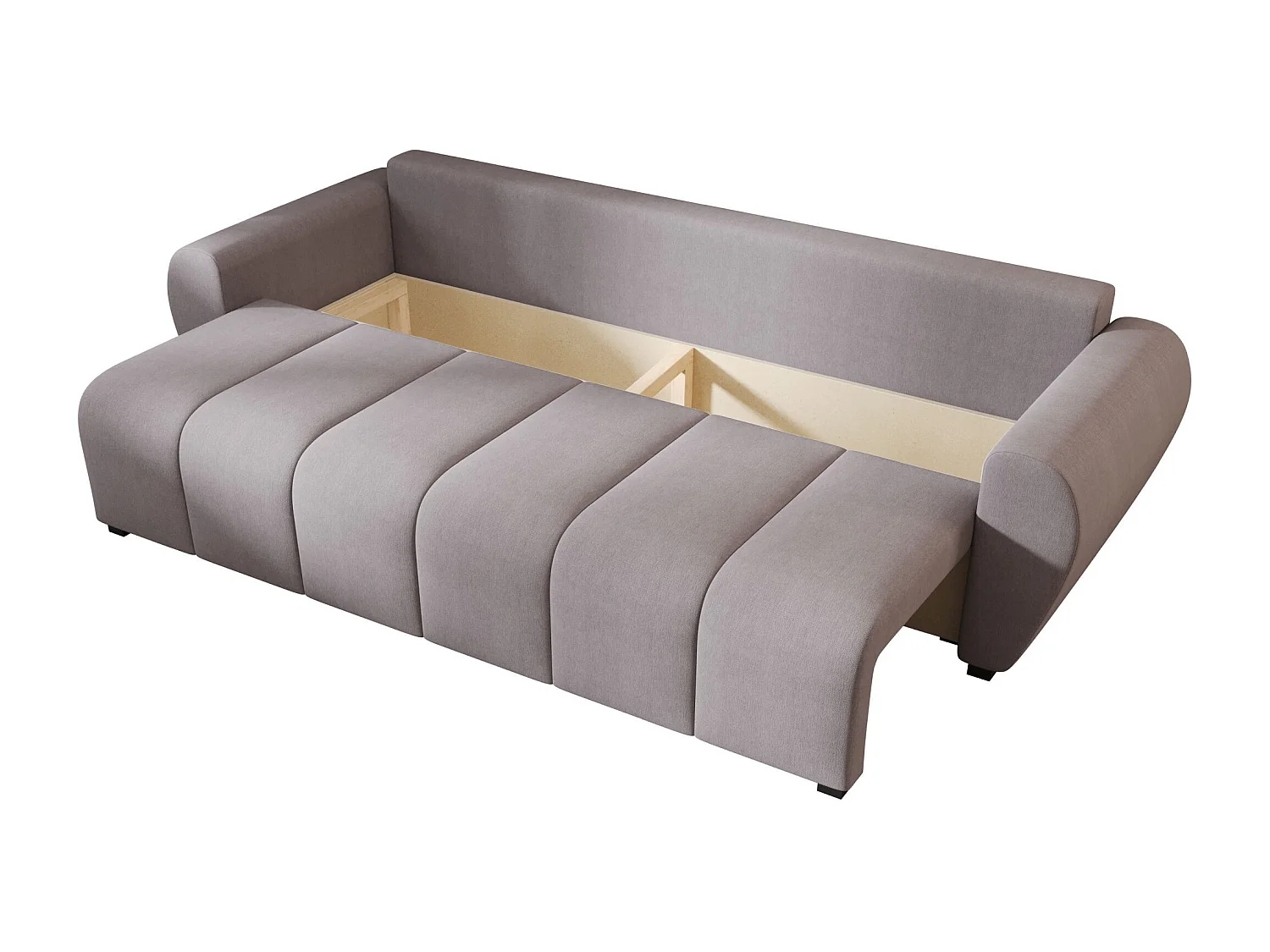 BEDANTE SOFA MOLISA mit Schlaffunktion COSMIC 160 Grau Sofa mit Stauraum Bettkasten Wohnzimmersofa Couch Sofa Bettsofa Bettkasten Bettcouch