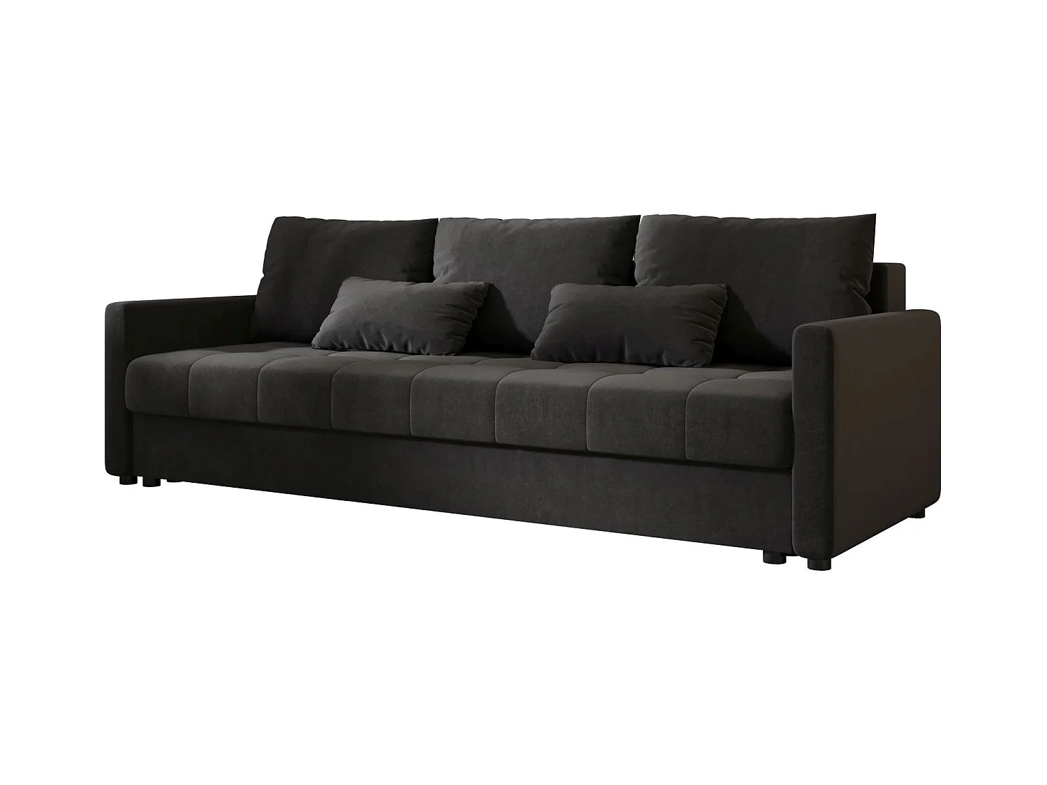 BEDANTE CANAPÉ MOS BIS avec fonction lit ITAKA 27 Gris foncé