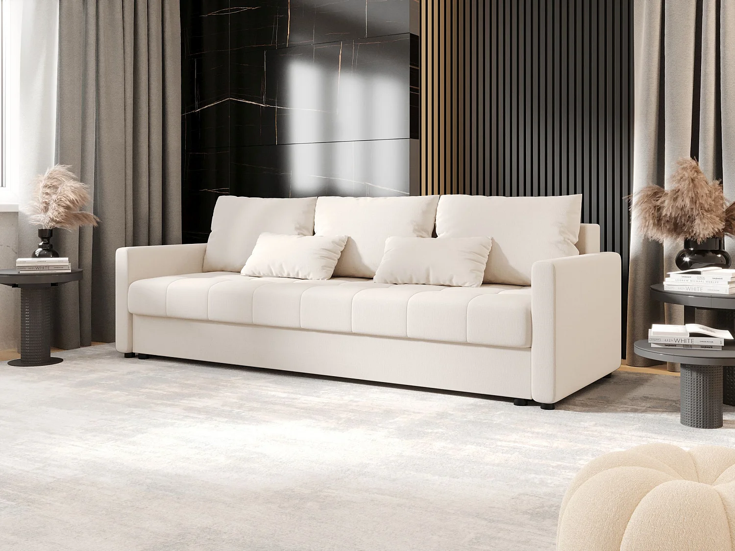 BEDANTE CANAPÉ MOS BIS avec fonction lit COSMIC 10 Beige